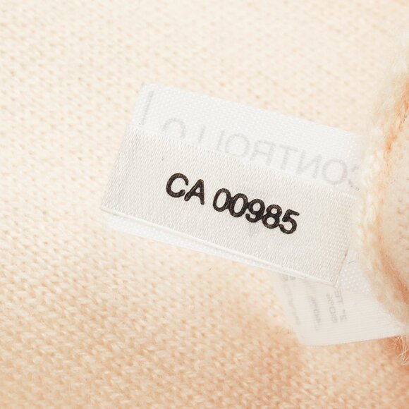 Brunello Cucinelli Cream Cashmere Drawstring-Waist Elbow-Sleeve Cardigan - Picture 9 of 9